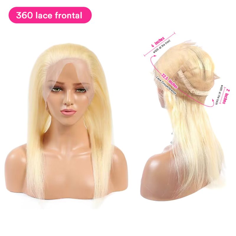 #613 Transparent Lace Closure Virgin Hair Natural Straight Lace Frontal Closure - 图片 8